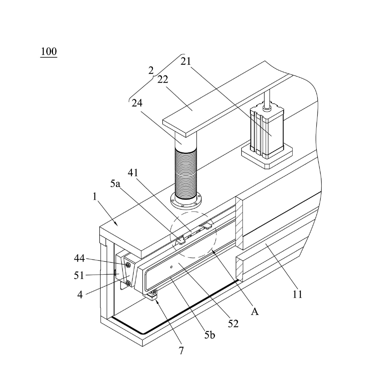 Single-surface sealed and two-way pressure bearing vacuum gate valve device