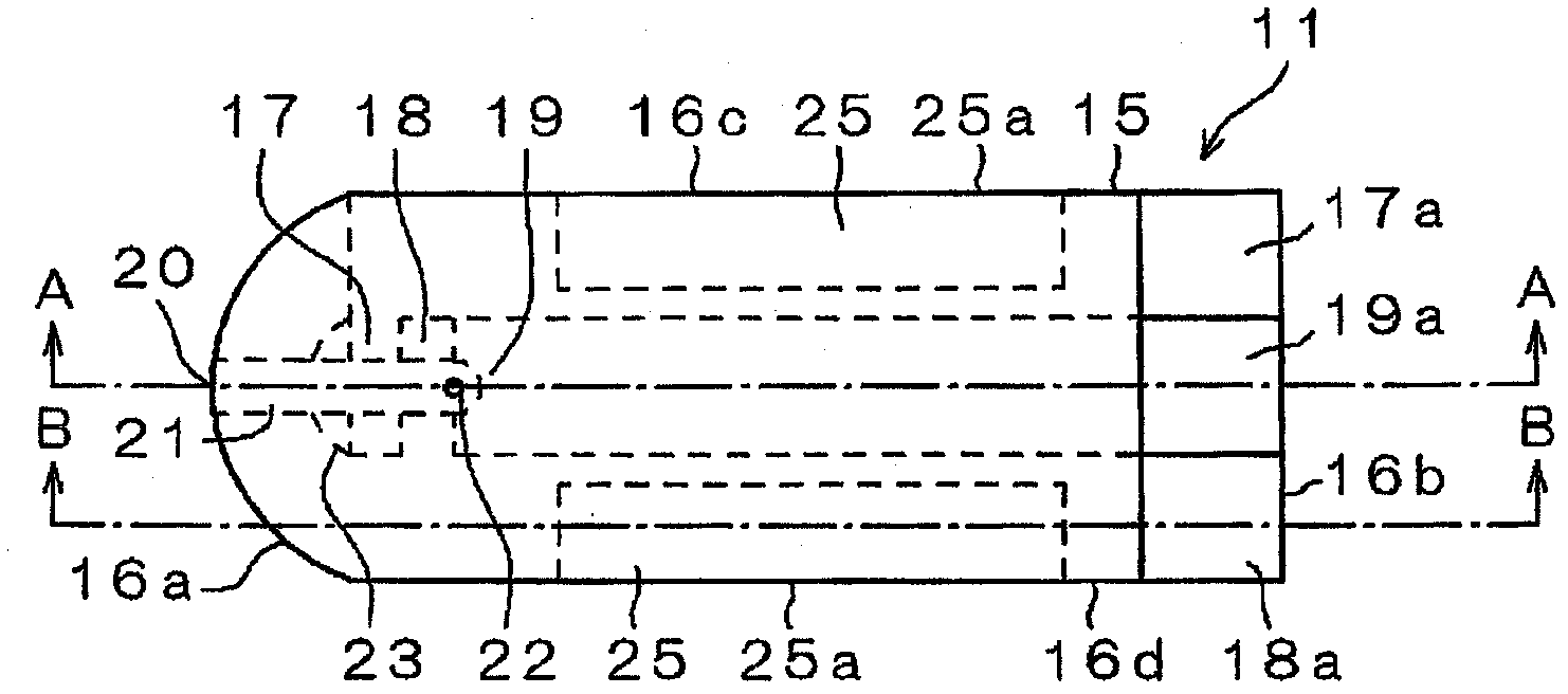 Sensor chip, measuring instrument using same, and blood test device