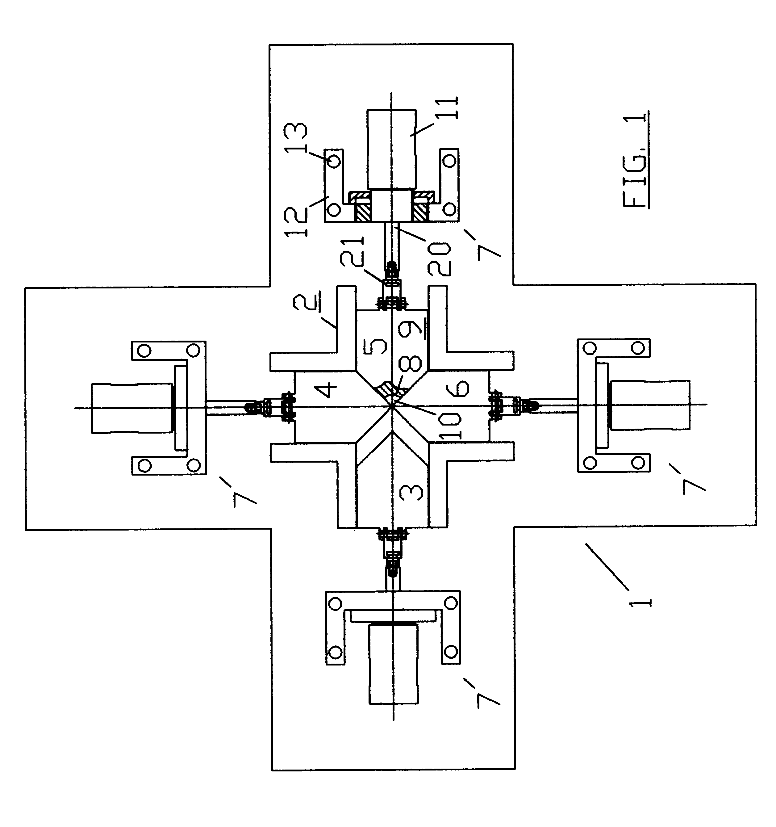 Threaded actuator for positioning structure subjected to intense loads