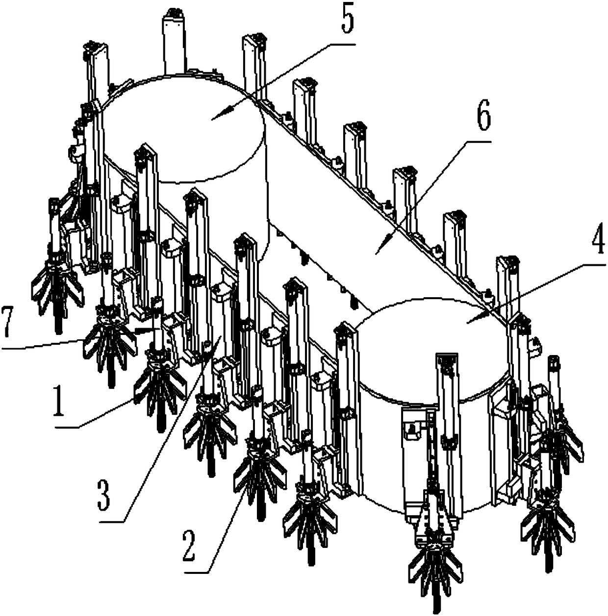 Fruit mesh bag opening and conveying system