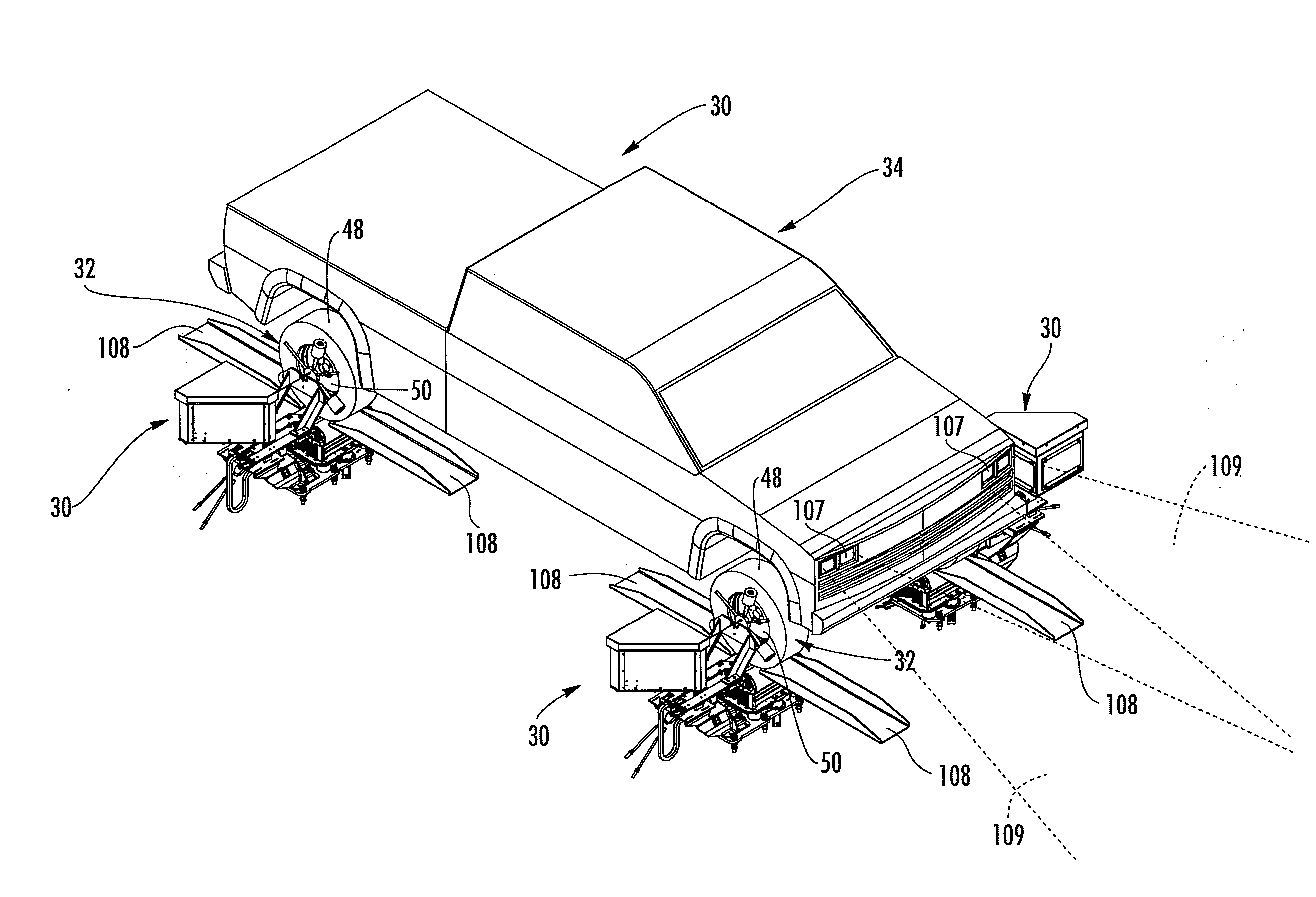 Apparatus and method for determining the orientation of an object such as vehicle wheel alignment