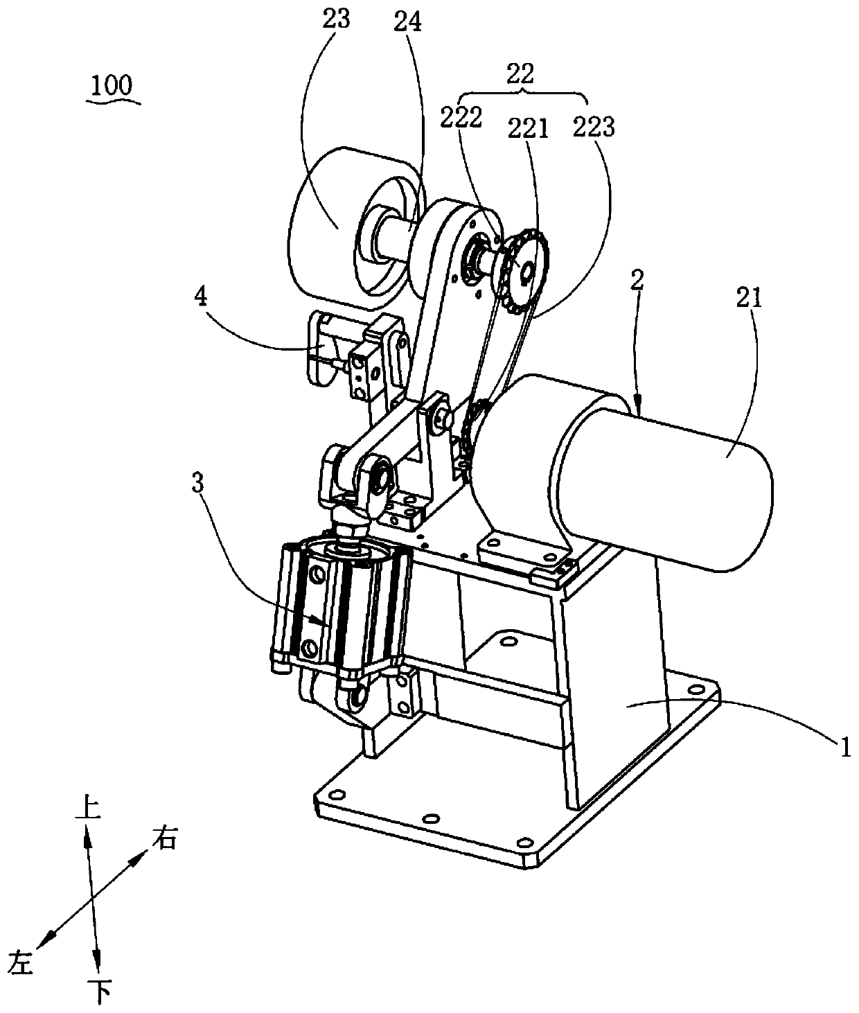 Instrument trolley transmission equipment