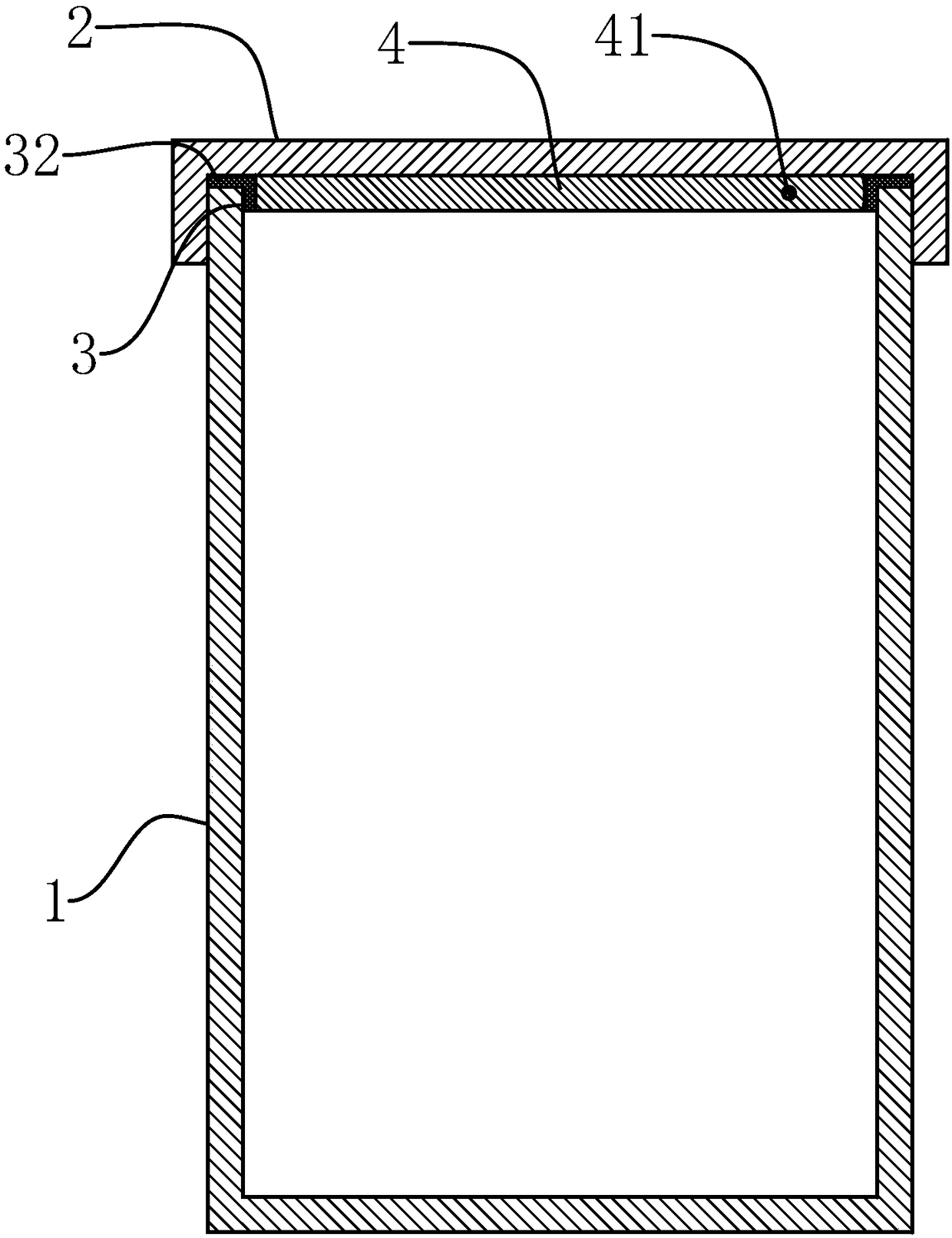 Improved sampling cup refitting structure for laboratory medicine department