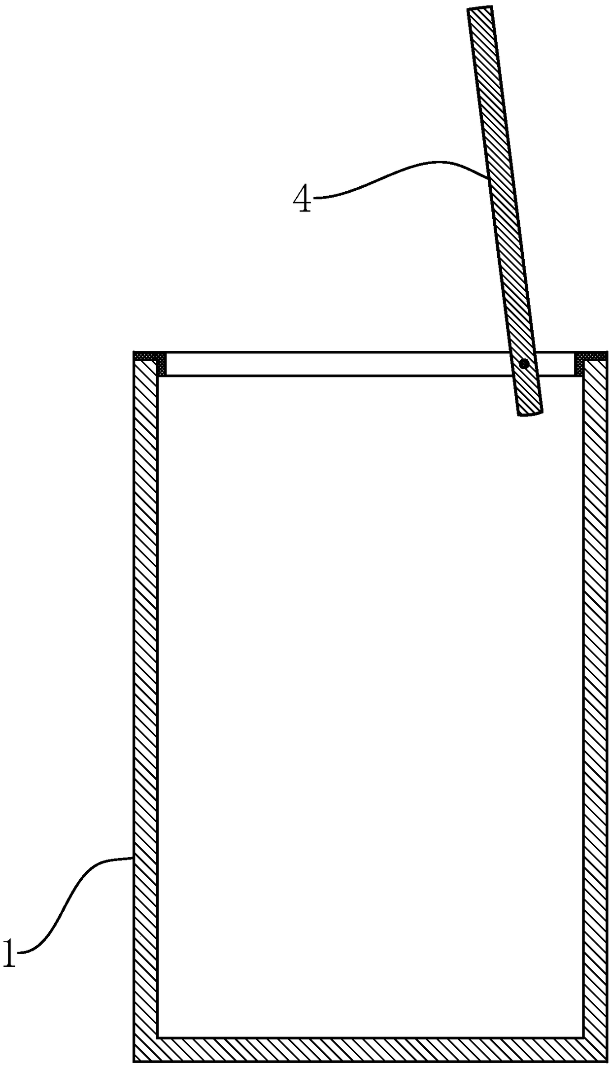 Improved sampling cup refitting structure for laboratory medicine department