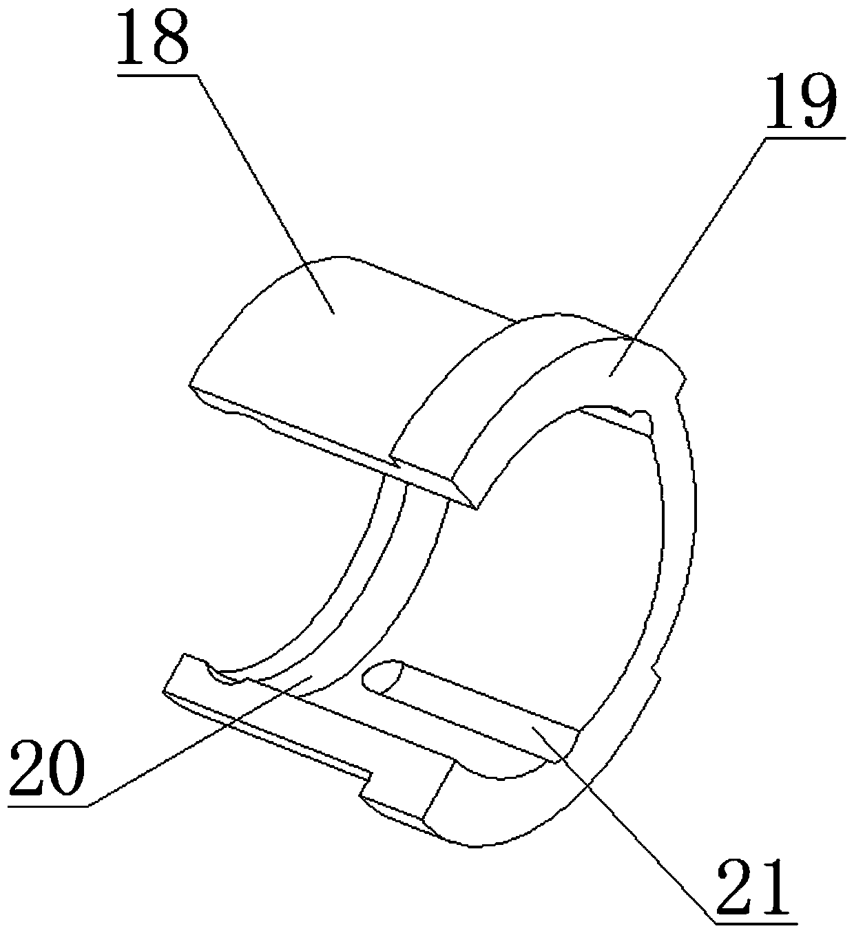 Jump ring type self-locking anti-loose connector