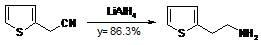 Synthetic method of 2-thiofuran ethylamine