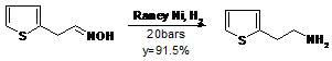 Synthetic method of 2-thiofuran ethylamine