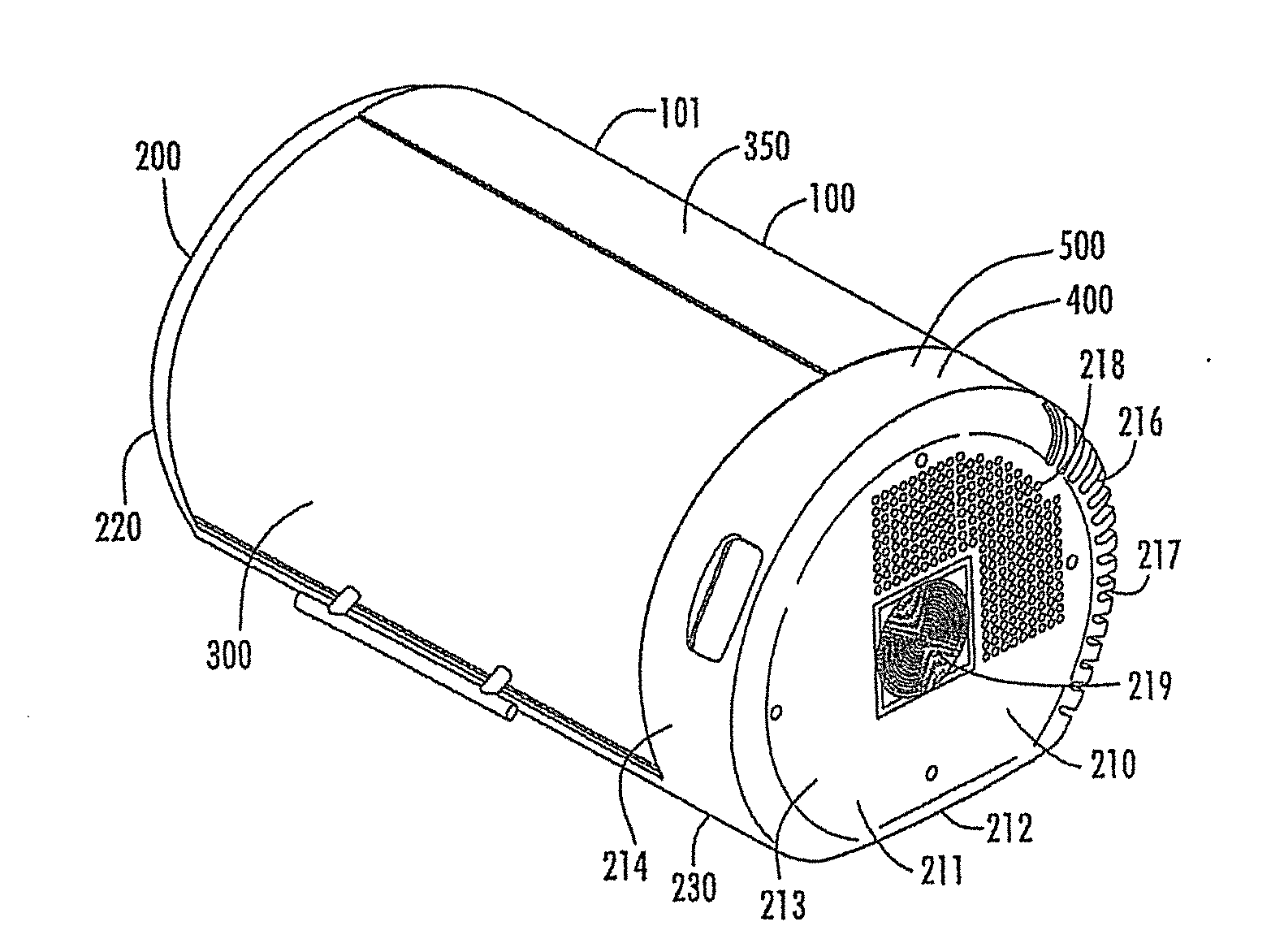 Counter-top produce refrigeration and ozonation system and method