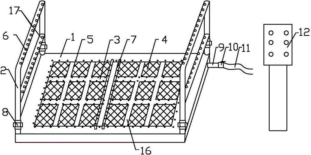 Automatic vehicle washing device