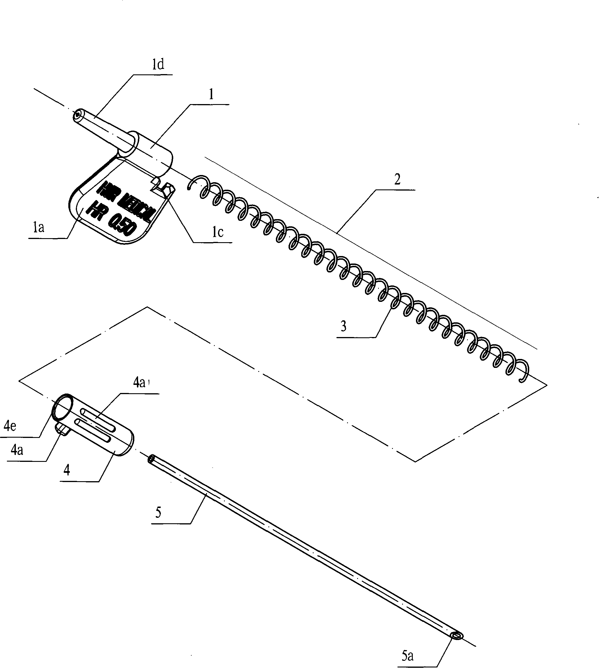 Disposable safety vein puncture needle