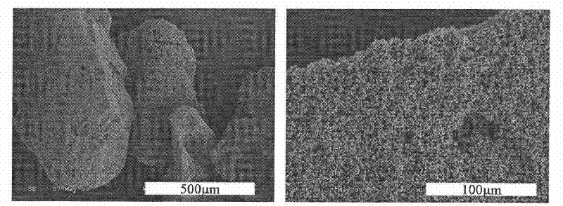 Method for quickly synthesizing block graded pore structural nitrogenous porous carbon