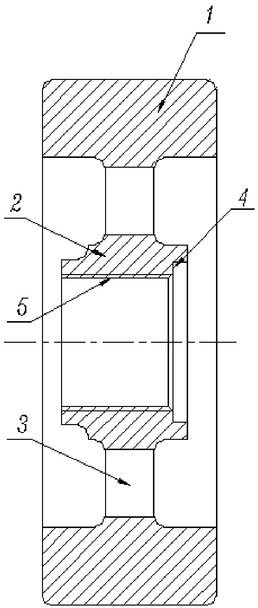 Compact type inertia wheel for spacecraft