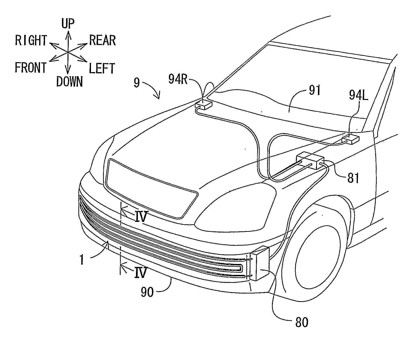 Collision Detection Device and Method of Manufacturing the Same