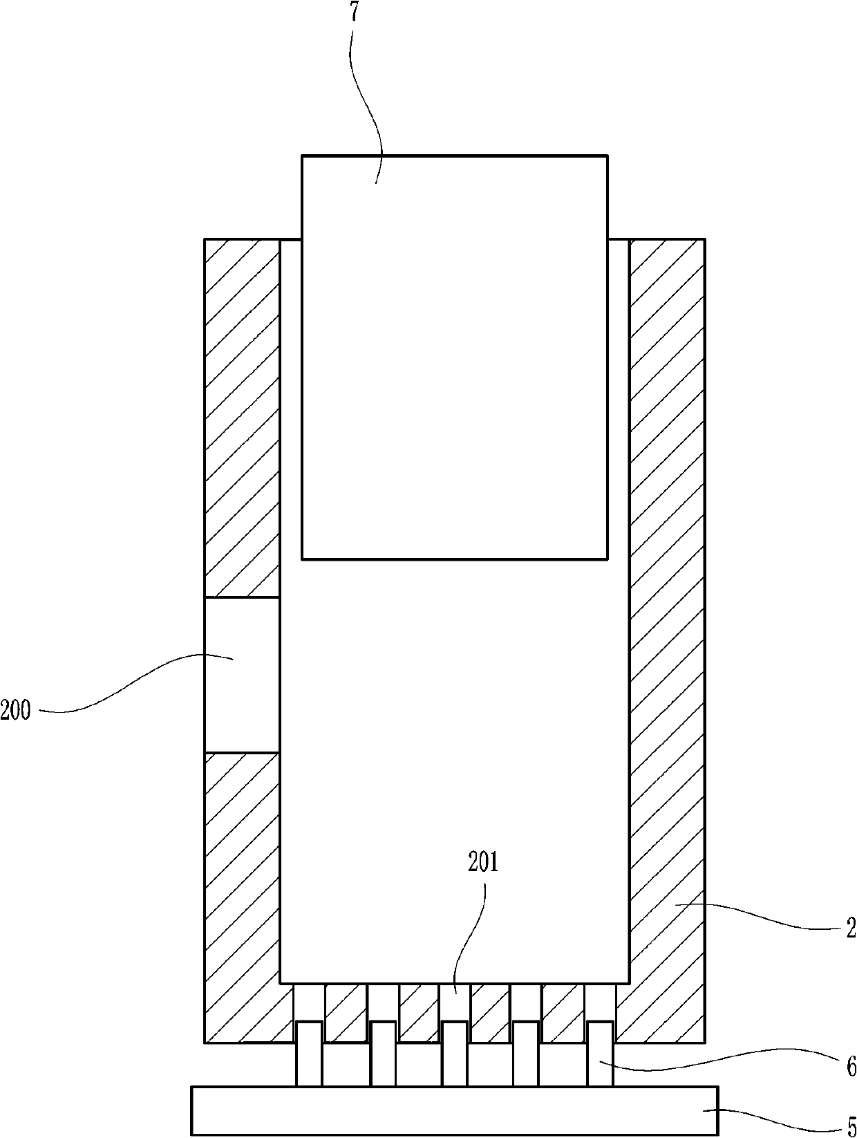 A pounding grinding device for printing ink pigments