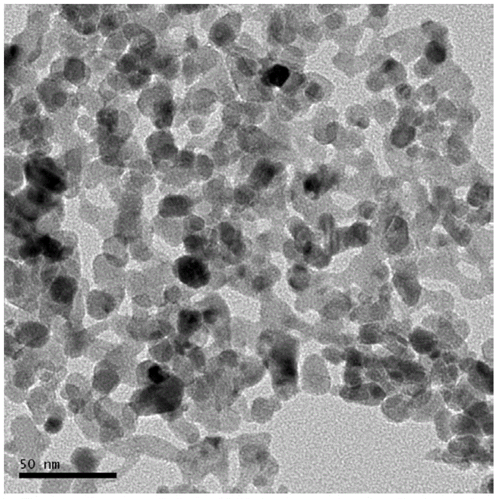 Mesoporous nanometer FeCoOx complex preparation method