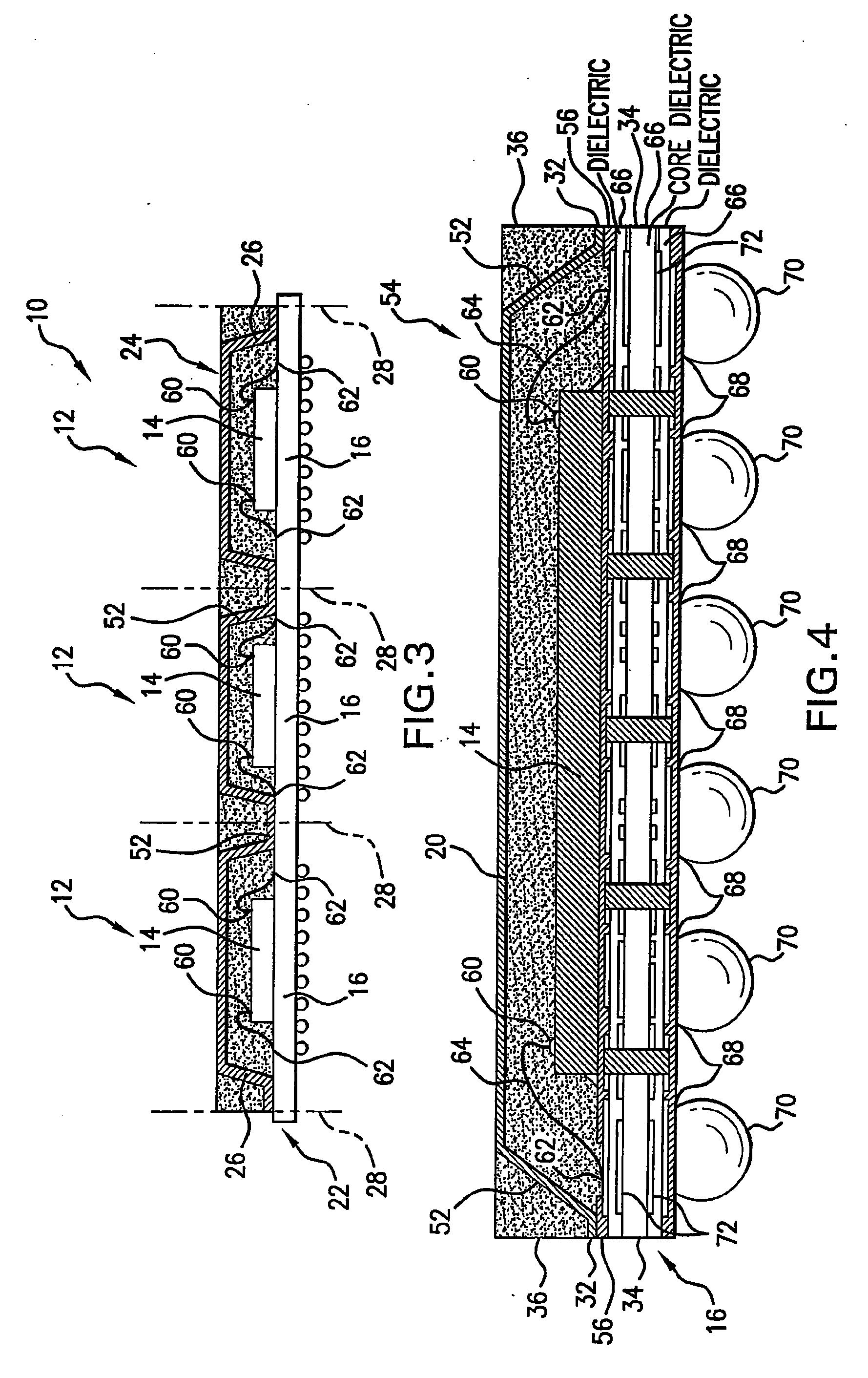 Thermal enhanced package for block mold assembly