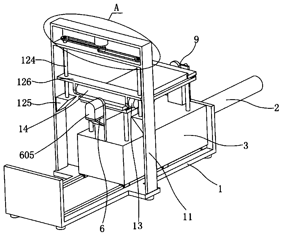 Panel polishing device for square reading bookshelf production