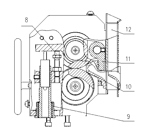 Accurate detection device for sliver of carding machine