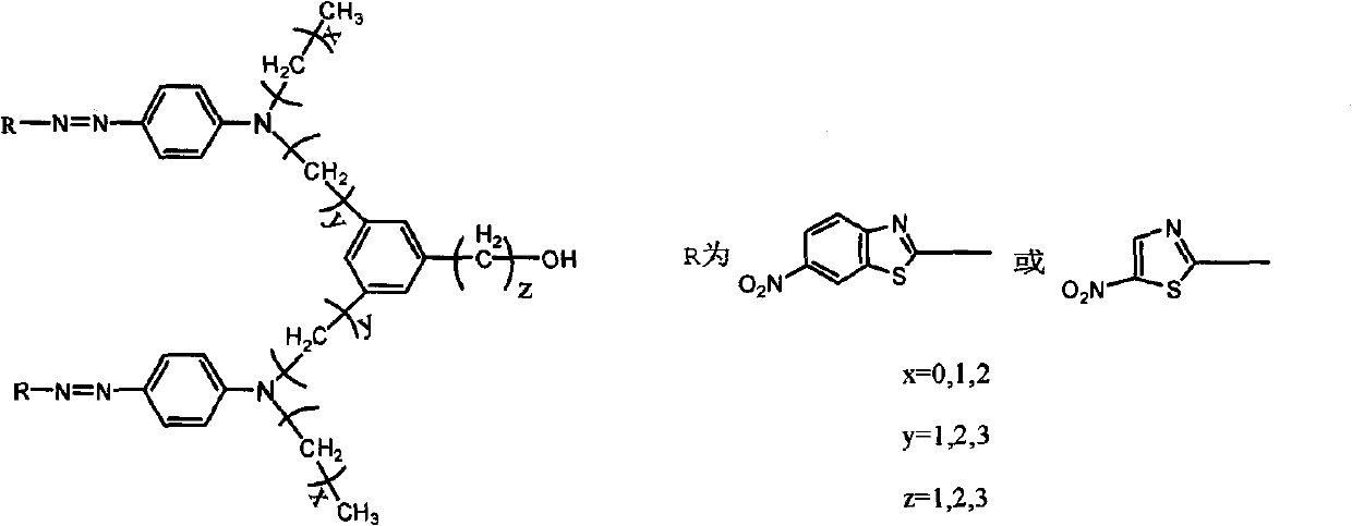 Fluorine-containing polyimide electro-optical material and preparation method thereof