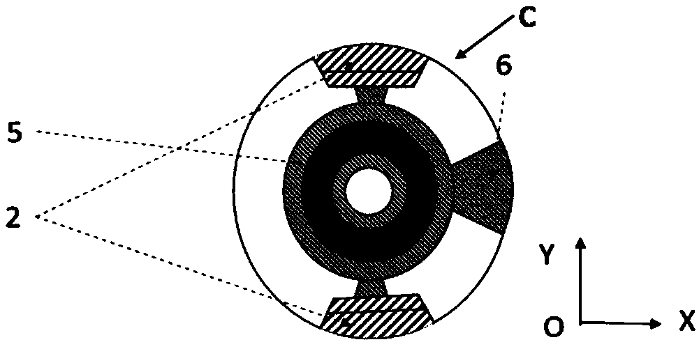 Interdigital longitudinal magnetic mode drift tube linear accelerator of separation focusing type