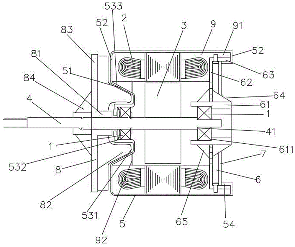 Long-life safety motor