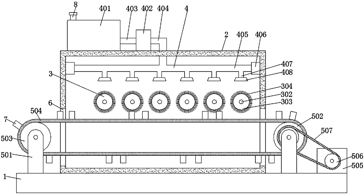 Cleaning device used for solar cell panel