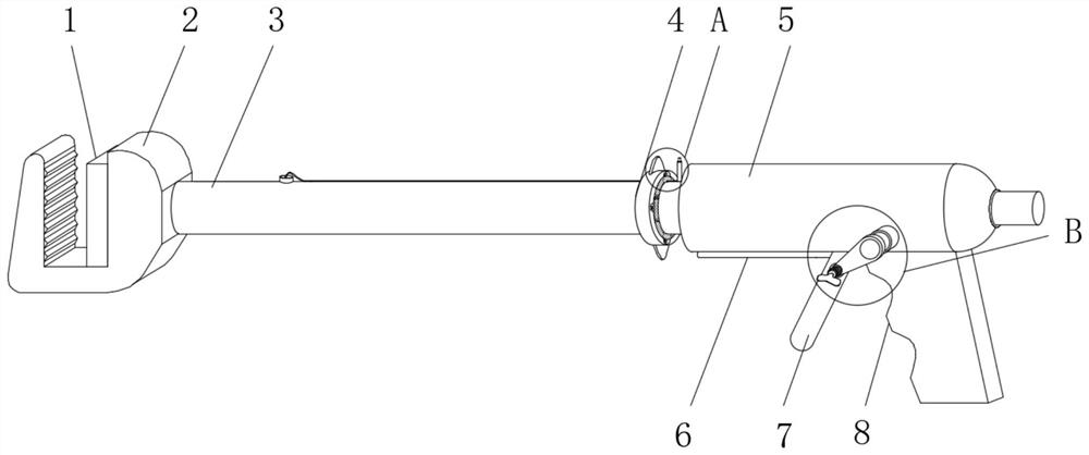 A labor-saving medical stapler capable of external operation