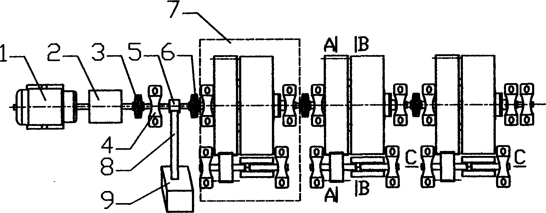 Motion mechanical energy storage and release device