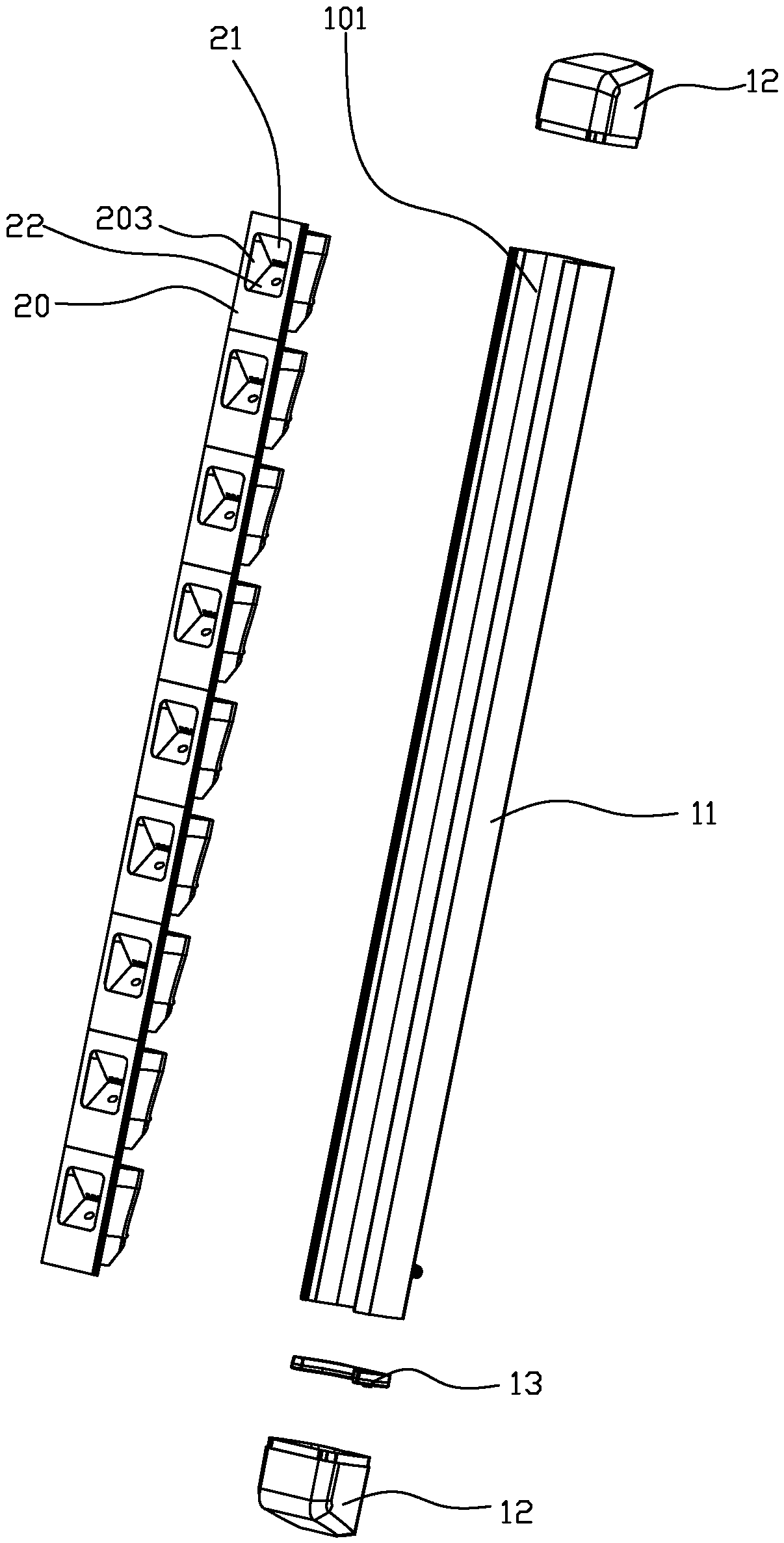 Cultivation column and vertical water cultivation planting equipment