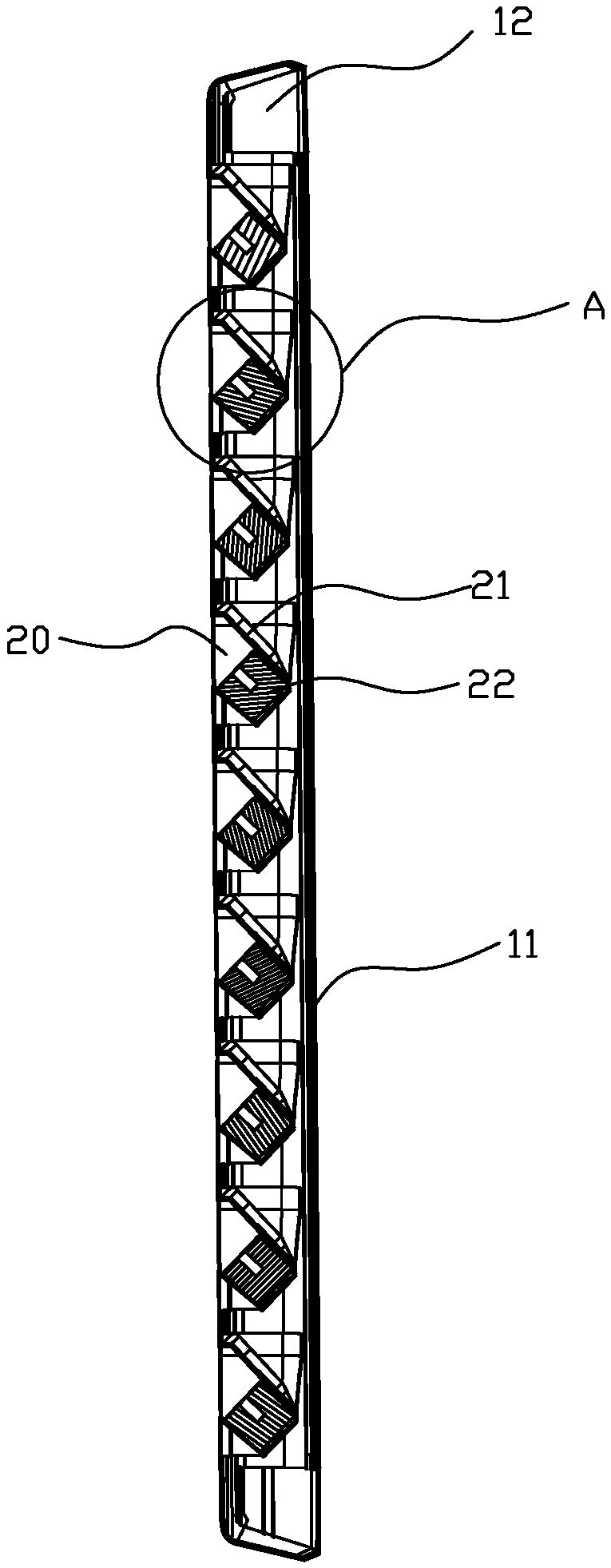 Cultivation column and vertical water cultivation planting equipment