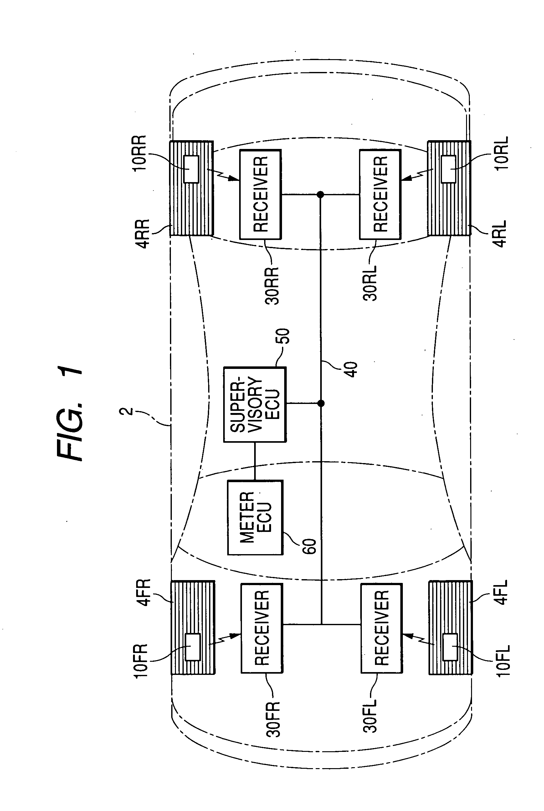 System for communicating between a master device and each of slave devices