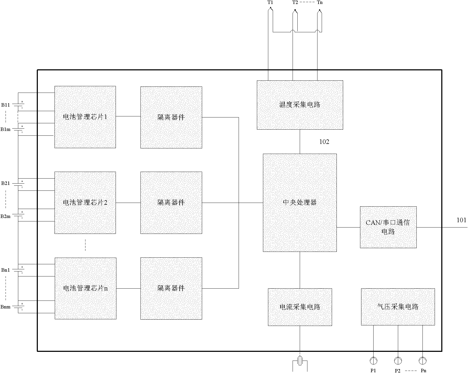 Single battery performance parameter acquisition system for battery pack