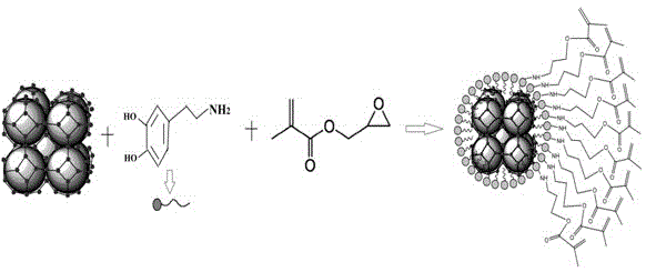 Preparation method of metal organic framework/ water-borne anti-corrosive coating