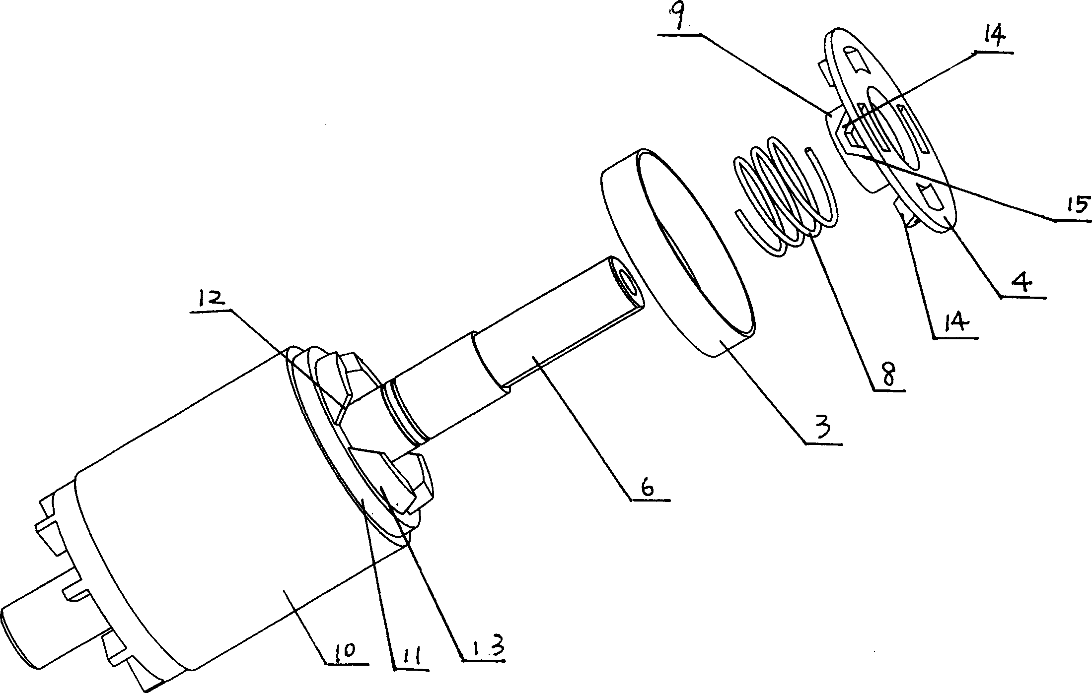 Motor with brake