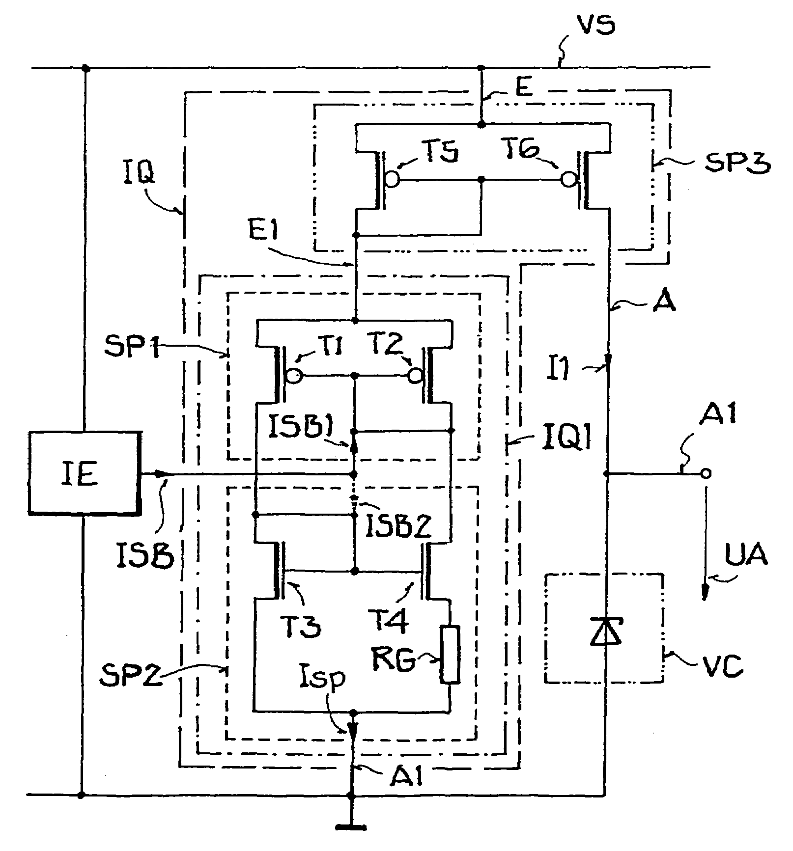 Method and circuit arrangement for generating an output voltage