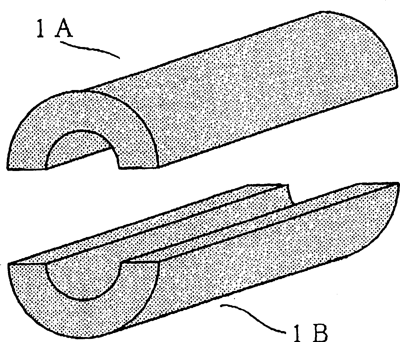 Method for manufacturing hard polyurethane slabby foam and heat-insulating material for piping