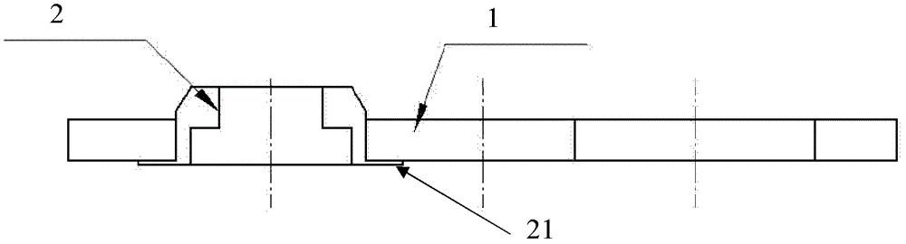 A junction box cover gasket for fixing a thermal switch