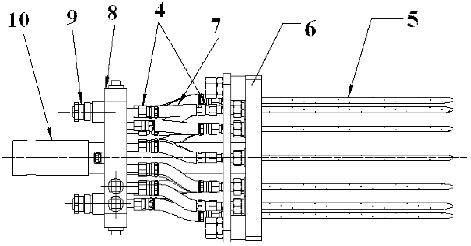 Cleaning tool for detection device for nuclear reactor rod cluster control assembly (RCCA)