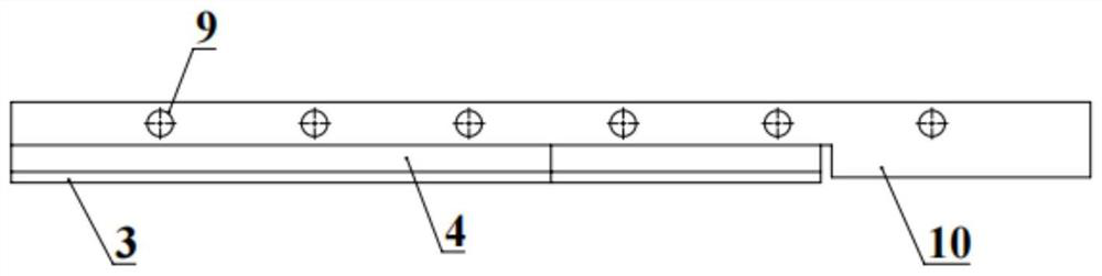 Device and method for preparing composite material rib by using thermoplastic fiber reinforced resin-based prepreg tape