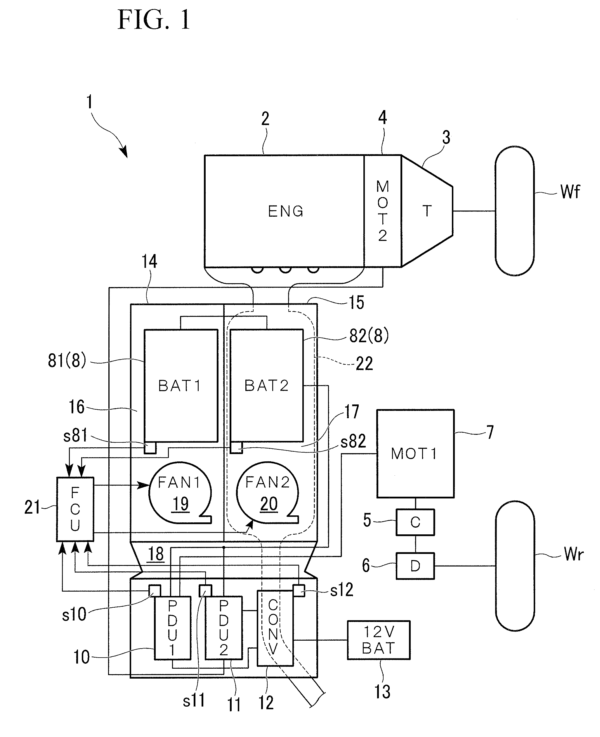 Cooling Structure For Batteries and Electrical Units