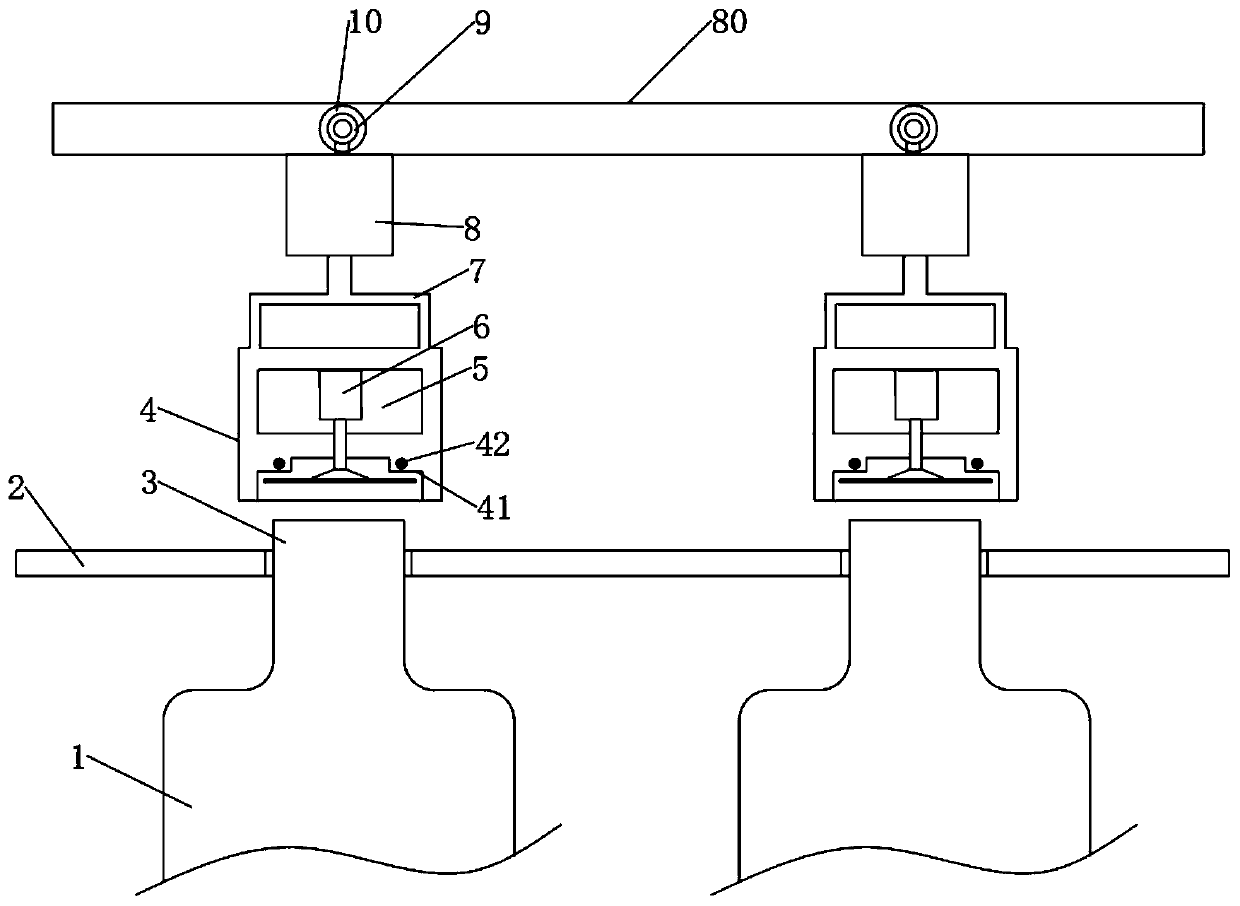 Sealing equipment of liquid filling machine