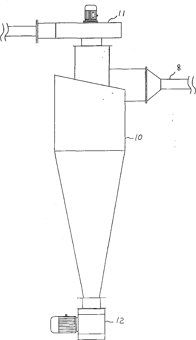 Air-cooled dedusting system of biomass granulator