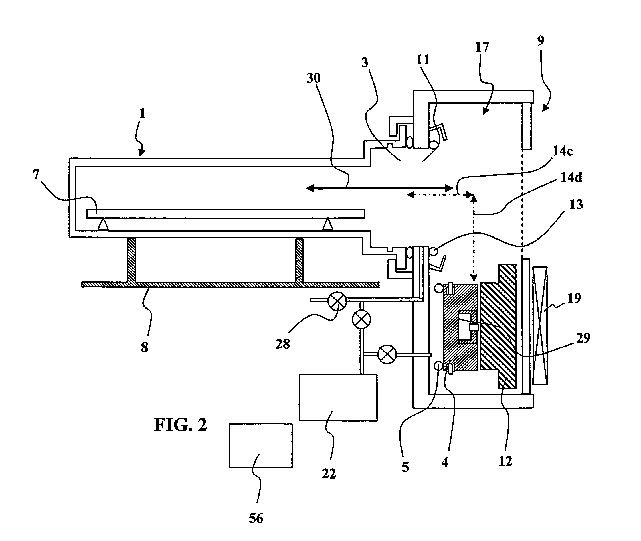 Vacuum interface between a mini-environment pod and a piece of equipment