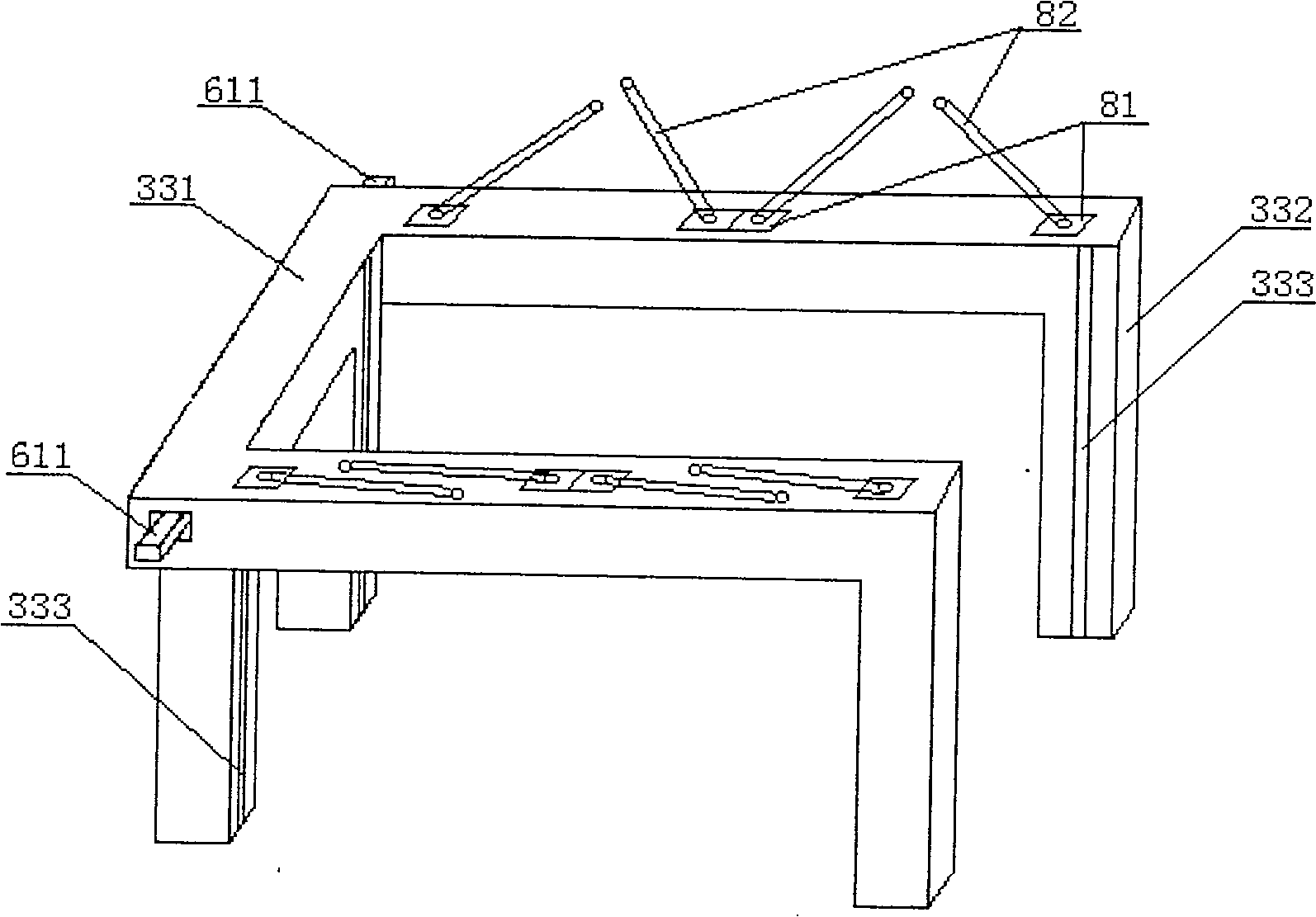 Lifting/lowering type underground bin