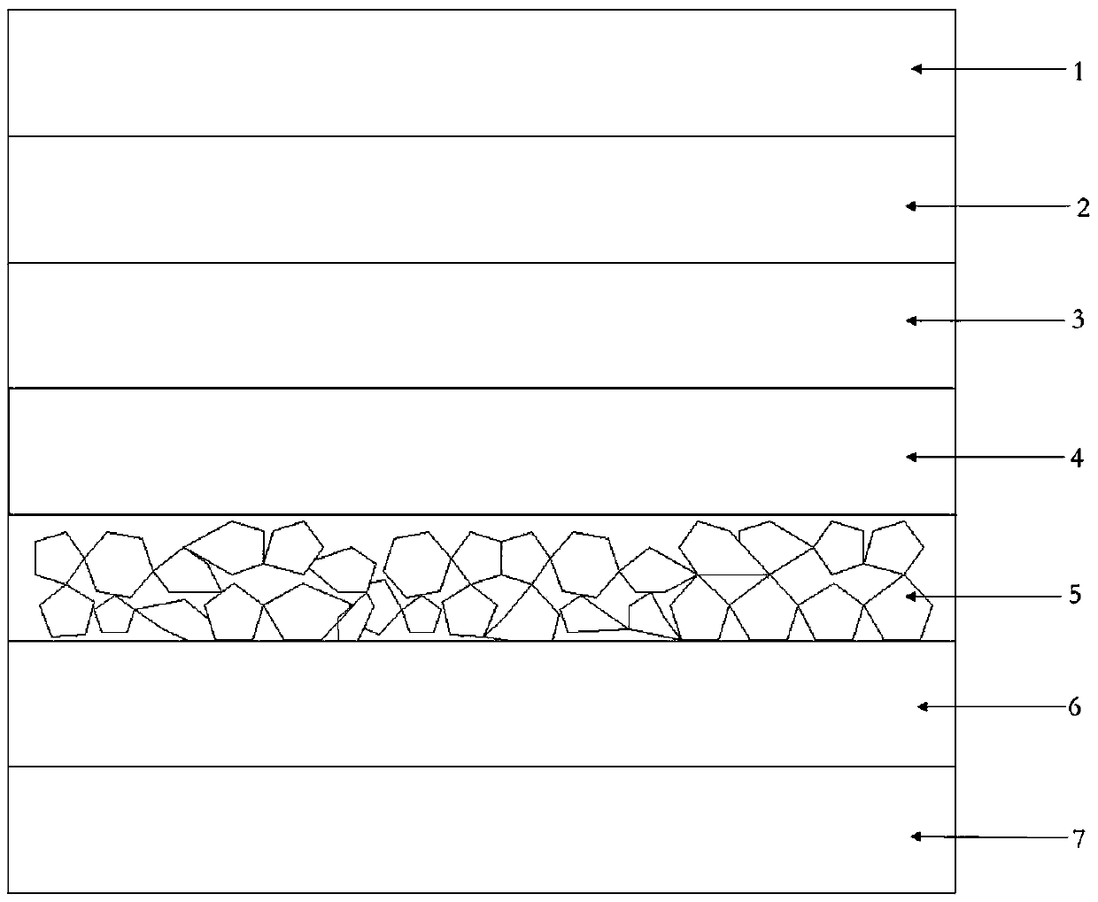 A perovskite solar cell based on mesoporous inorganic hole transport material and a preparation method thereof