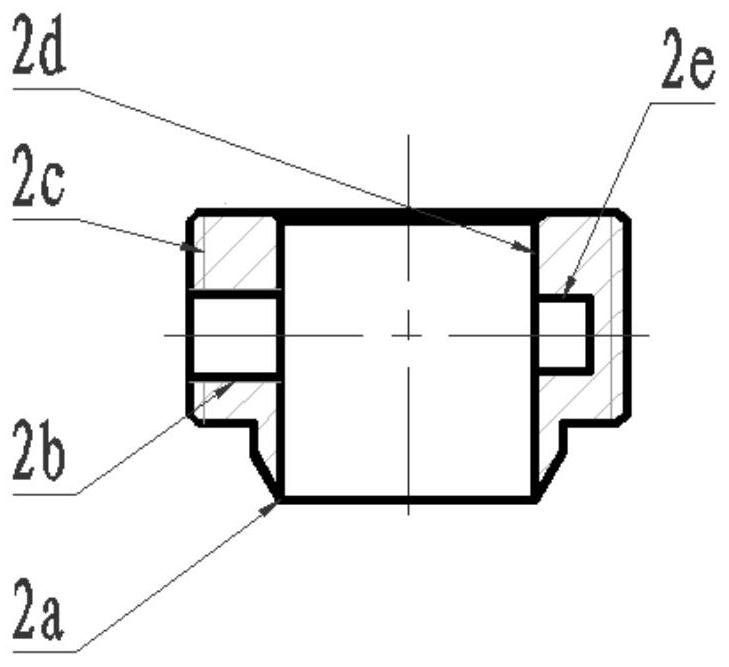 Detachable initiating explosive device cutting and separating combined structure capable of bearing large bending moment load