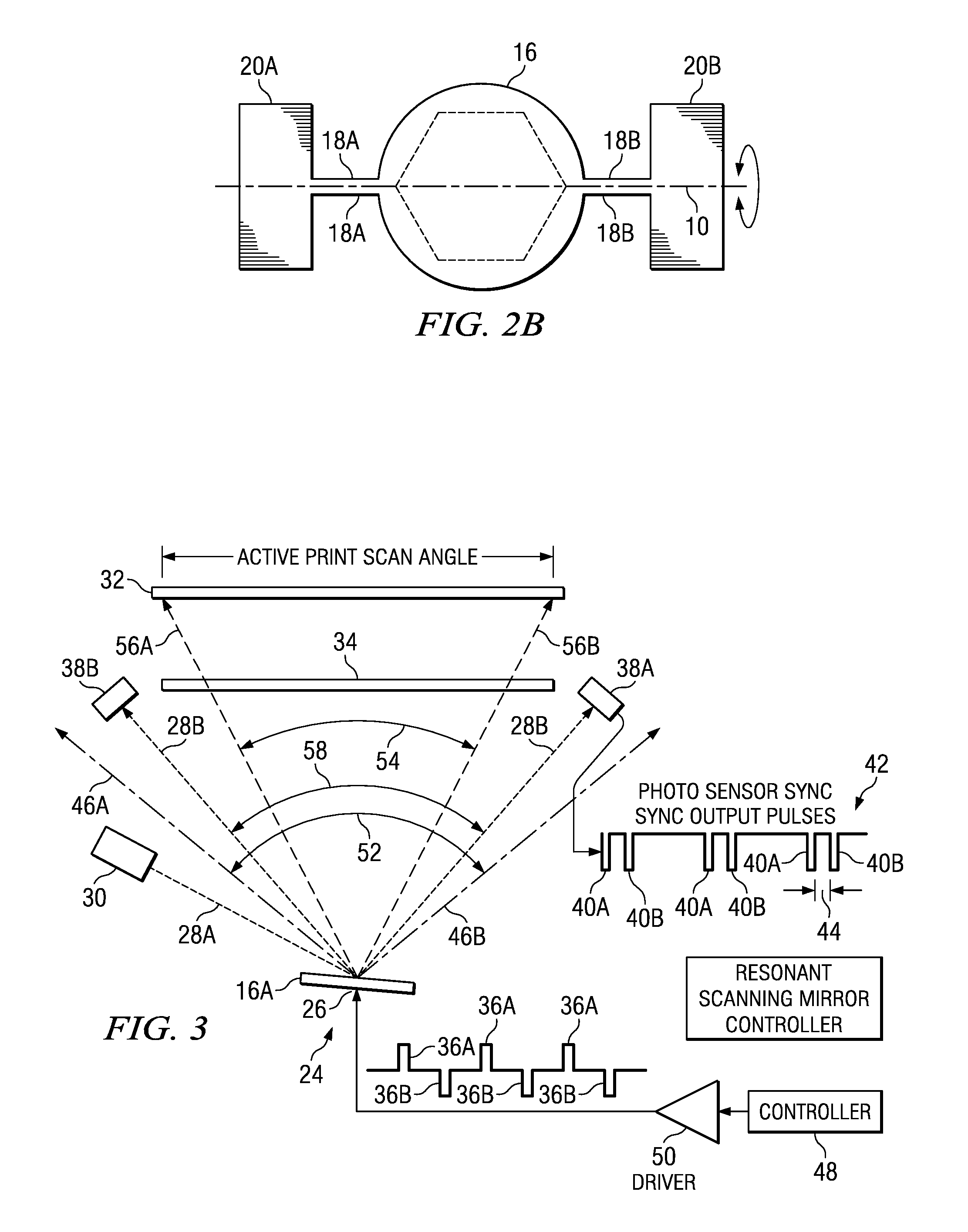 Apparatus and methods for rapidly bringing a scanning mirror to a selected deflection amplitude at its resonant frequency