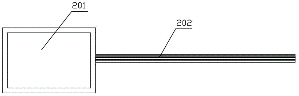 Interlamination diastrophism measurement device based on flexible touch screen