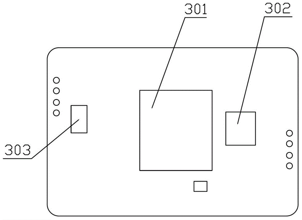 Interlamination diastrophism measurement device based on flexible touch screen