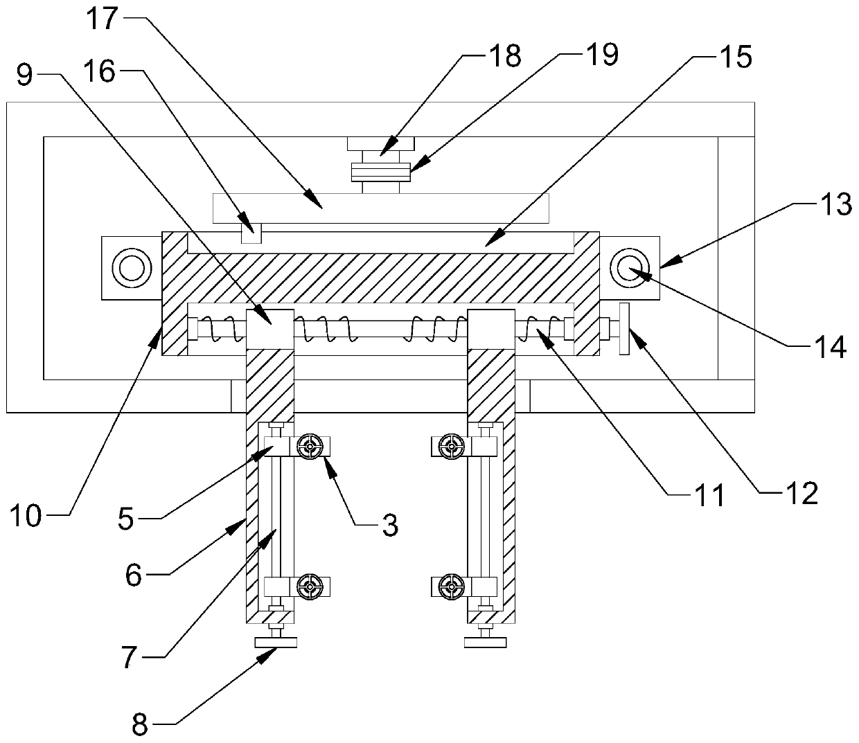 Adjustable perforating device for agricultural planting